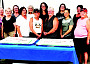 Back Row: L:R: Gloria Tibbatts, Lexie Butler, Liz Finch, Mandie Zimmer, Nicki Stewart and Darlene Lane. Front Row: Gerrie Taylor, Barb Wonitoway, Barb Gadd, Bonnie Cottingham, Robyn Scantlebury, Barb Price, Jen Kryshewski, Cheryl Collins (Nibs), Janelle Carr and Kelly Hunter.