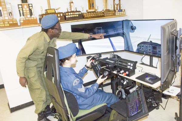 Learning to fly - local air cadets benefit from dedicated flight simulator