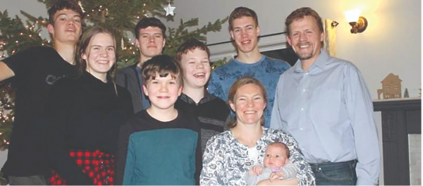 Dueck family celebrating Canadian citizenship