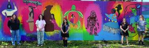 Unveiling a third mural