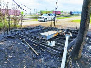 Fire department deals with late night structure fire