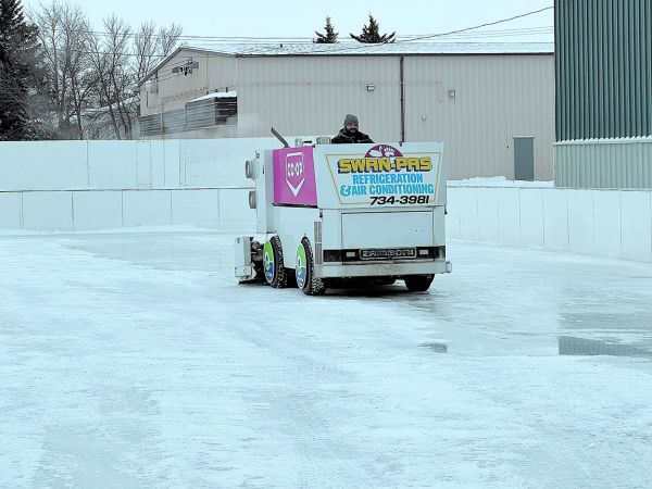 Outdoor Rink Ready for Holiday Fun