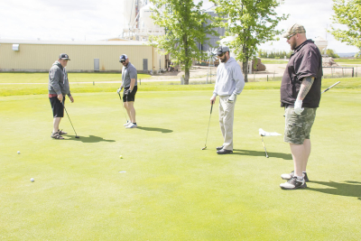 Putting around