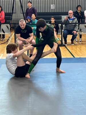 A Takedown on the Mat