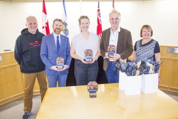 City hands out inaugural Sunshine Awards to four champions of Dauphin