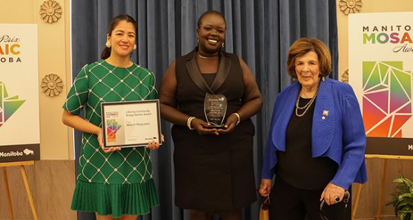 Mayuom awarded a Manitoba Mosaic Award