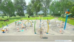 Design plans unveiled for Benito Splash Park