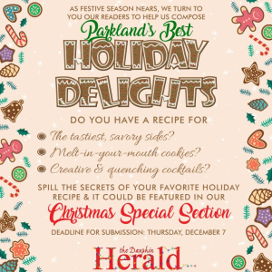 Submit your holiday recipes!