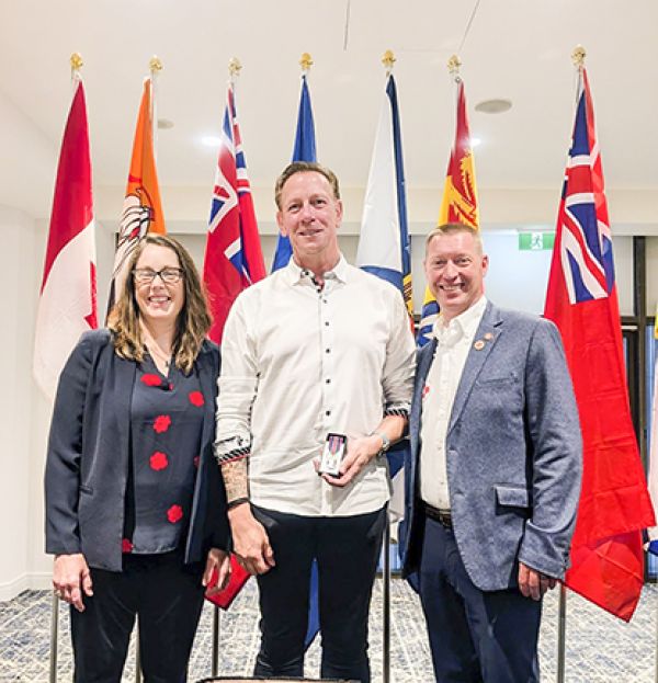 Abrey honoured by Canadian Association of Fire Chiefs