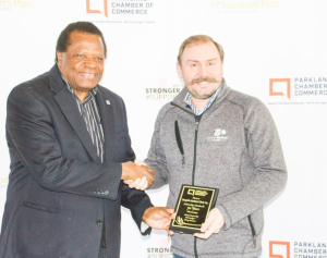 Chamber lunch marks membership milestones