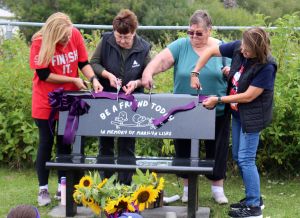 Be a friend today: Bench in Inglis school yard honors Marilyn Liske
