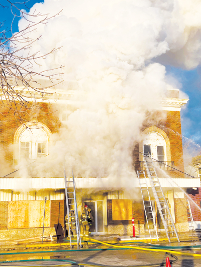 Lido Theatre building a total loss