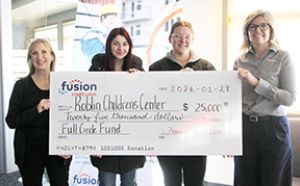 Fusion makes major donation