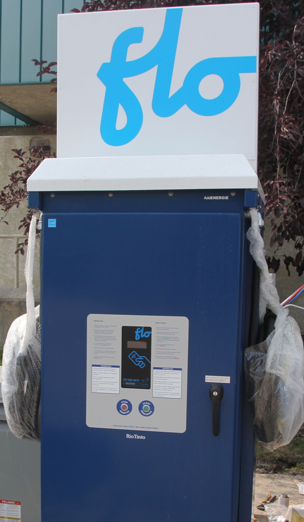 New EV charger getting ready for use in town