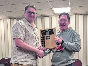 Linnick presented Firefighter of the Year Award